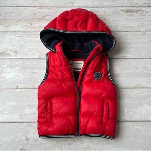 Baby Hooded Puffer Vest 3-6 m